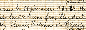 ecriture d'Augusta